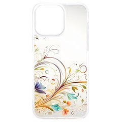 Flower Blau Iphone 15 Pro Max Tpu Uv Print Case