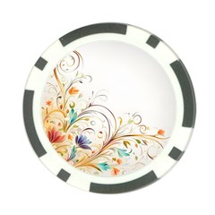 Flower Poker Chip Card Guard by 2607694c