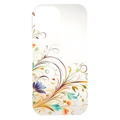 Flower Iphone 15 Plus Black Uv Print Pc Hardshell Case