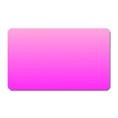 Gradient Pink - Pastel Yellow Pink Rosa Magnet (rectangular) by 2607694c