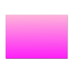 Gradient Pink - Pastel Yellow Pink Rosa Sticker A4 (10 Pack)