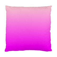 Gradient Pink - Pastel Yellow Pink Rosa Standard Cushion Case (two Sides) by 2607694c