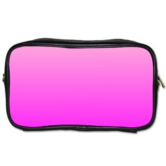 Gradient Pink - Pastel Yellow Pink Rosa Toiletries Bag (two Sides) by 2607694c