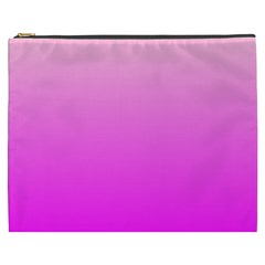 Gradient Pink - Pastel Yellow Pink Rosa Cosmetic Bag (xxxl) by 2607694c