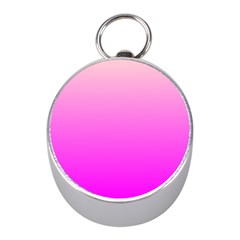 Gradient Pink - Pastel Yellow Pink Rosa Mini Silver Compasses by 2607694c