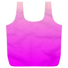 Gradient Pink - Pastel Yellow Pink Rosa Full Print Recycle Bag (xxl) by 2607694c