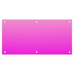 Gradient Pink - Pastel Yellow Pink Rosa Banner And Sign 6  X 3  by 2607694c