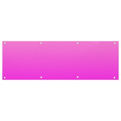 Gradient Pink - Pastel Yellow Pink Rosa Banner And Sign 9  X 3  by 2607694c