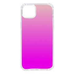 Gradient Pink - Pastel Yellow Pink Rosa Iphone 14 Plus Tpu Uv Print Case by 2607694c