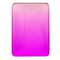 Gradient Pink - Pastel Yellow Pink Rosa Rectangular Glass Fridge Magnet (4 Pack) by 2607694c