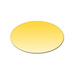 Gradient  green, yellow Sticker (Oval) Front