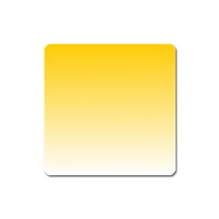 Gradient  Green, Yellow Square Magnet by 2607694c