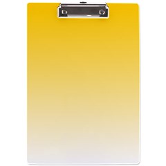 Gradient  Green, Yellow A4 Acrylic Clipboard by 2607694c