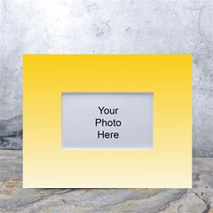 Gradient  Green, Yellow White Tabletop Photo Frame 4 x6  by 2607694c