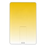 Gradient  green, yellow Name Card Style USB Flash Drive Front