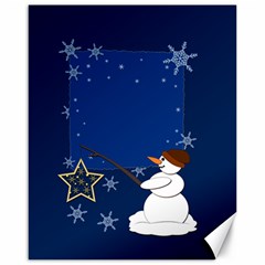 Snowman Canvas 16  X 20  by 2607694c