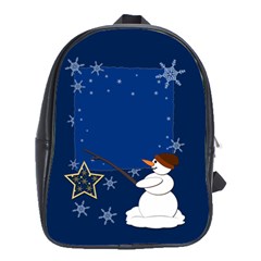 Snowman School Bag (large)