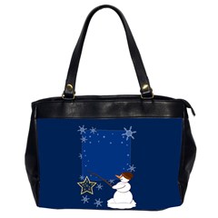 Snowman Oversize Office Handbag (2 Sides)