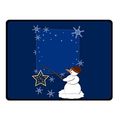 Snowman Fleece Blanket (small)