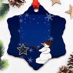 Snowman Ornament (snowflake)