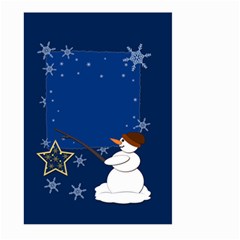 Snowman Large Garden Flag (two Sides) by 2607694c