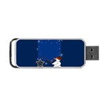 Snowman Portable USB Flash (One Side) Front