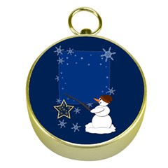 Snowman Gold Compasses by 2607694c