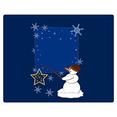 Snowman Two Sides Premium Plush Fleece Blanket (teen Size) by 2607694c