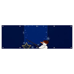 Snowman Banner And Sign 12  X 4  by 2607694c