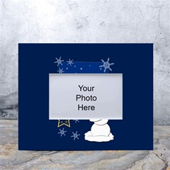 Snowman White Tabletop Photo Frame 4 x6 