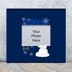 Snowman White Wall Photo Frame 5  X 7 