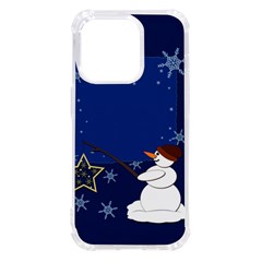 Snowman Iphone 14 Pro Tpu Uv Print Case by 2607694c