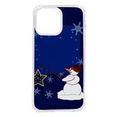 Snowman Iphone 14 Pro Max Tpu Uv Print Case