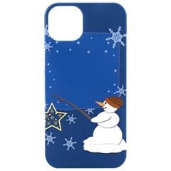 Snowman Iphone 15 Pro Black Uv Print Pc Hardshell Case