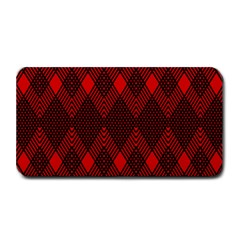 Muster Rot Schwarz Medium Bar Mat by 2607694c