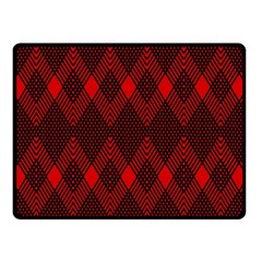 Muster Rot Schwarz Two Sides Fleece Blanket (small) by 2607694c