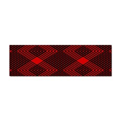 Pattern Black Red Sticker (bumper) by 2607694c