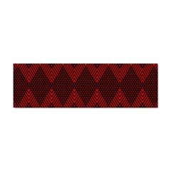 Pattern Red Black, Sticker (bumper) by 2607694c