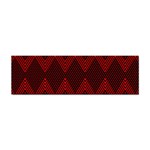 pattern red black, Sticker Bumper (10 pack) Front