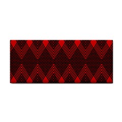 Pattern Red Black, Hand Towel by 2607694c