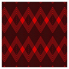 Pattern Red Black, Lightweight Scarf  by 2607694c