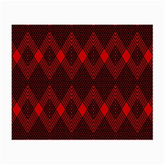 Pattern, Red, Black,  Small Glasses Cloth by 2607694c