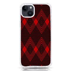 Muster Rot Rot Schwarz Iphone 14 Plus Tpu Uv Print Case by 2607694c