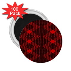 pattern rot schwarz 2.25  Magnets (100 pack) 