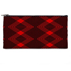 pattern rot schwarz Pencil Case