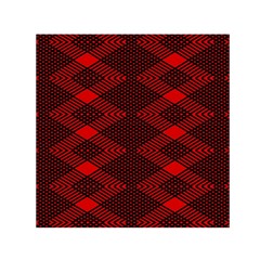 pattern rot schwarz Square Satin Scarf (30  x 30 )