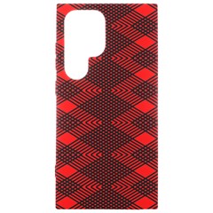 Pattern Rot Schwarz Samsung Galaxy S24 Ultra 6 9 Inch Black Tpu Uv Case by dedoma