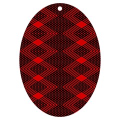 Rot Dunkel Uv Print Acrylic Ornament Oval by dedoma