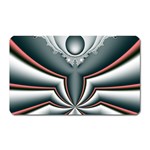 Fractal grau Magnet (Rectangular) Front