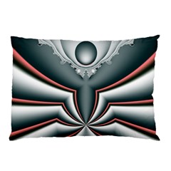 Fractal Grau Pillow Case by dedoma